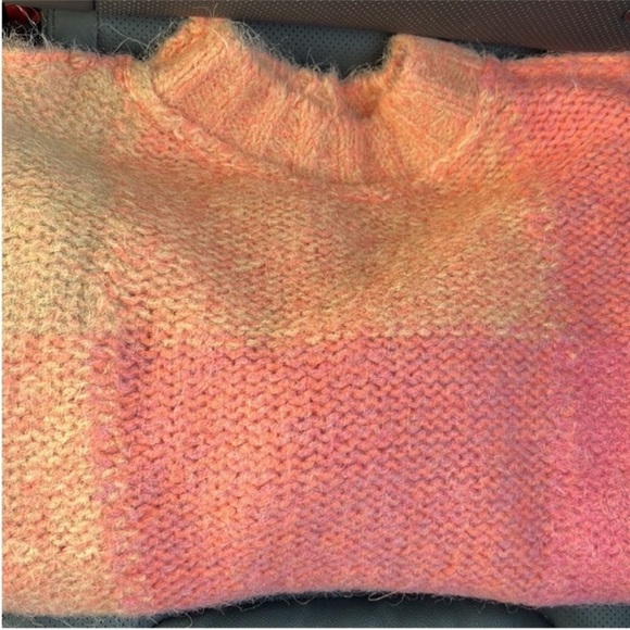 NWT Free People Domino Sweater in Prairie Sunset Combo - Picture 7 of 16